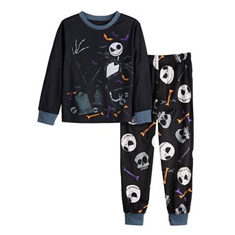 Kids 4-12 Jammies For Your Families® Disney's The Nightmare Before Christmas Halloween Pajama Top & Pajama Bottoms Set