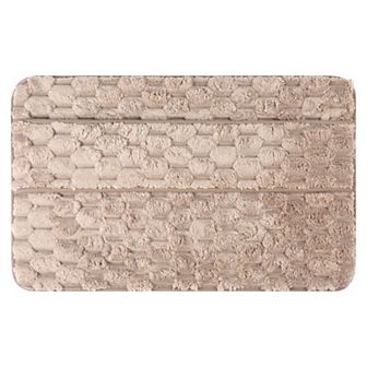 1 pc Fluffy Shag Bathroom Mat Soft Absorbent Non-Slip Backing Quick Dry Bath Rugs Home Gifts 16"x24"