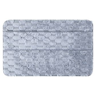 1 pc Fluffy Shag Bathroom Mat Soft Absorbent Non-Slip Backing Quick Dry Bath Rugs Home Gifts 16"x24"