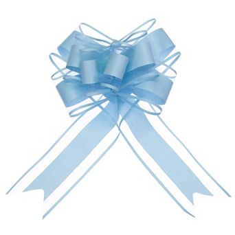 20 pc 9" Pull Bow Gift Wrapping Big Organza Bows Ribbon Dusty Pink for Wedding Baskets Presents