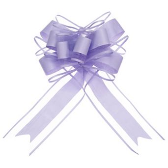 20 pc 9" Pull Bow Gift Wrapping Big Organza Bows Ribbon Dusty Pink for Wedding Baskets Presents