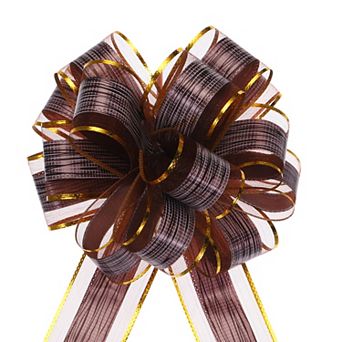 5 pc 7 Inch Large Pull Bow Gift Wrapping Bows Ribbon Bows for Wedding Baskets