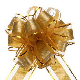 5 pc 7 Inch Large Pull Bow Gift Wrapping Bows Ribbon Bows for Wedding Baskets