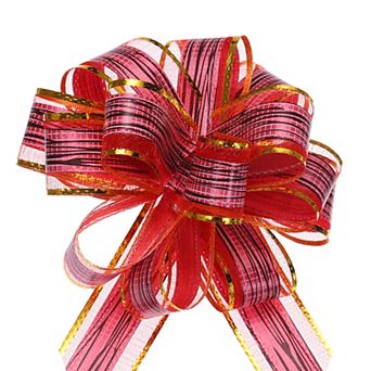 5 pc 7 Inch Large Pull Bow Gift Wrapping Bows Ribbon Bows for Wedding Baskets