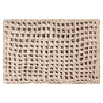 1 pc Waffle Tassels Bathroom Mat Soft Absorbent Laundry Room Thick Bath Rugs Bohemia Home Gifts