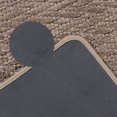 1Pcs Rubber Backing Non Slip Quick Dry Bath Mat, Absorbent Bath Carpet Bath Rug 20"x32"