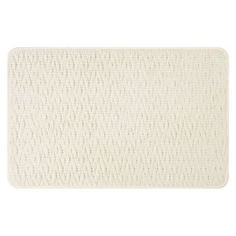 1 pc Rubber Backing Non Slip Quick Dry Bath Mat, Absorbent Bath Carpet Bath Rug 20"x32"