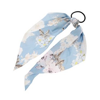 Peony Triangle Ribbon Hair Elastic Band 1 pc