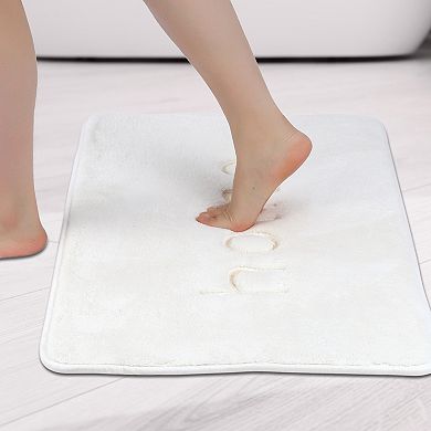 1Pc Funny Letters Bath Rugs for Bathroom, Non Slip Bath Mats, Floor Mat Carpet for Tub, Sink 20"x32"