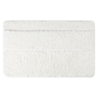 1 pc Plush Shaggy Bathroom Rugs Mat, Absorbent Bath Rugs, Non-Slip Bath Carpet 16"x24"