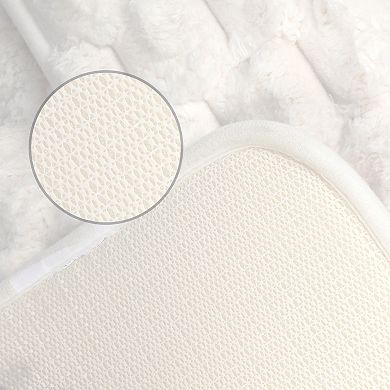 1Pcs Fluffy Shag Bathroom Mat Soft Absorbent Non-Slip Backing Quick Dry Bath Rugs Home Gifts 20"x32"