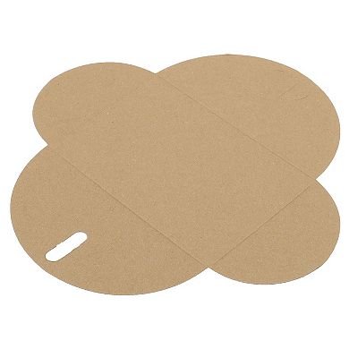 Mini Envelopes, 50 Pack Heart Clasp Tiny Items Storage Cute Present Card Holder, Brown