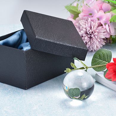 70mm/2.8" Crystal Ball, K9 Crystal Ball Decorative Ball with Gift Box for Decoration, Clear