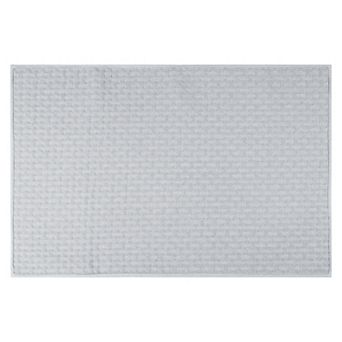 1 pc Weaving Pattern Bathroom Rugs Non Slip, Soft Absorbent Thick Bath Mat, Quick Dry Shower Mats