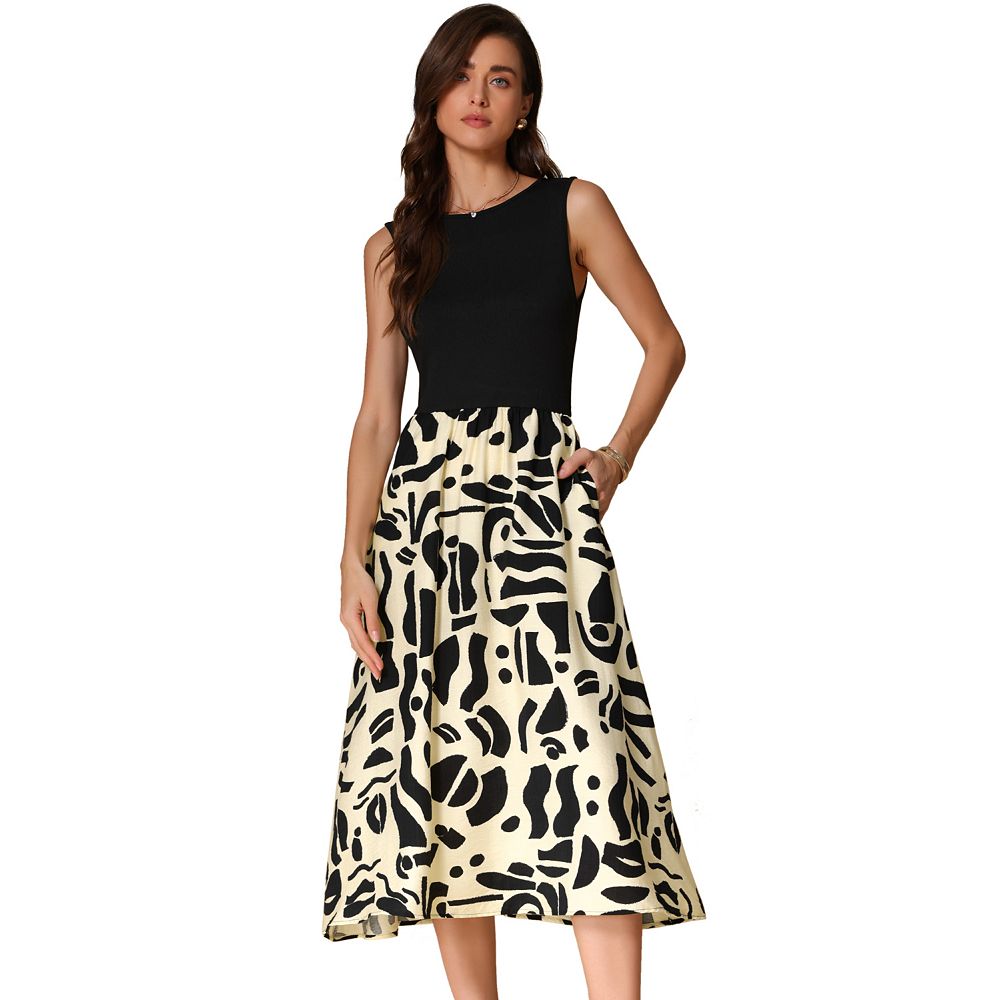 Orlaith | Women's Summer Sleeveless Dress with Wrap Neckline