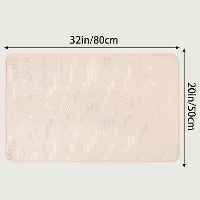 1Pcs Bathroom Rugs Mat, Absorbent Bath Rugs, Non-Slip Bath Floor Mats, Bath Carpet for Sink, 20"x32"