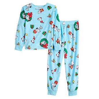 Kids 4-12 Jammies For Your Families® Peanuts Christmas 2 pc Pajama Top & Pajama Bottoms Set