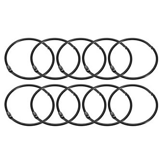 Shower Curtain Rings Rustproof Metal Round Shower Hooks Snap Joint Design