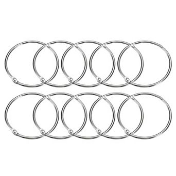Shower Curtain Rings Rustproof Metal Round Shower Hooks Snap Joint Design