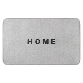 1 pc Letter Boho Bathroom Rugs, Absorbent Non Slip Bath Mats for Sink, Bathtub, Shower 16" x 24"