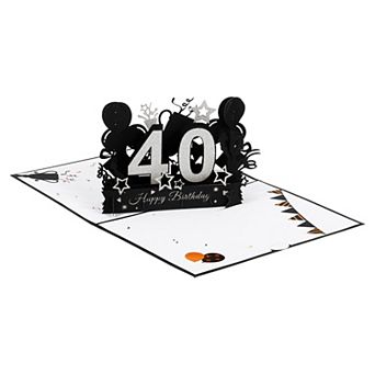 Birthday Card, Pop-Out 3D Birthday Card with Greeting Card and Envelope for Women Gift Friend