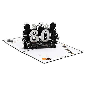 Birthday Card, Pop-Out 3D Birthday Card with Greeting Card and Envelope for Women Gift Friend