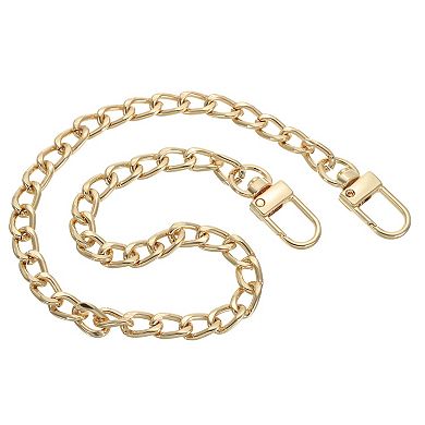 Purse Chain Strap 16", Extender Chain Strap Accessories with Metal Buckles for DIY Purse