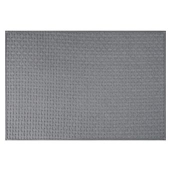 1 pc Weaving Pattern Bathroom Rugs Non Slip, Absorbent Thick Bath Mat, Quick Dry Shower Mats 16"x24"