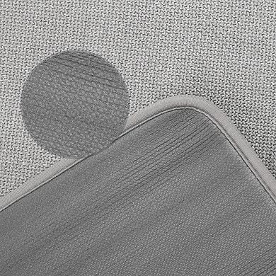 1Pcs Letter Boho Bathroom Rugs, Absorbent Non Slip Bath Mats, Bath Floor Mat for Sink 20"x32"