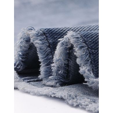 Sleeveless Denim Dresses for Women's Button Down V Neck Pockets Work Office Casual Midi Dress