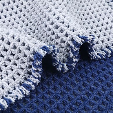 1 Pcs Waffle Bathroom Mat Soft Absorbent Laundry Room Thick Bath Rugs Bohemia 18" x 26"