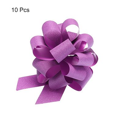 10pcs 10" Car Large Pull Bow Gift Wrapping Bows for Christmas Flower Presents Birthday Wedding Car