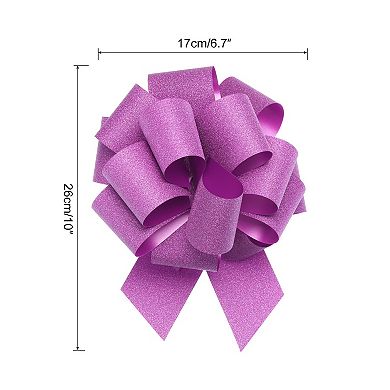 10pcs 10" Car Large Pull Bow Gift Wrapping Bows for Christmas Flower Presents Birthday Wedding Car