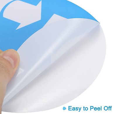 Recycle Sticker Bin Labels, 12 Pack 5 Inch Recycling Trash Can Stickers Signs Vinyl Label Stickers