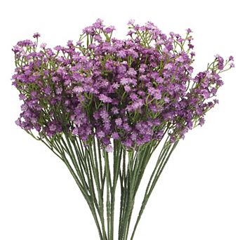 Baby's Breath Artificial Flowers 3 Branches 15 pc Real Touch for Home Decoration