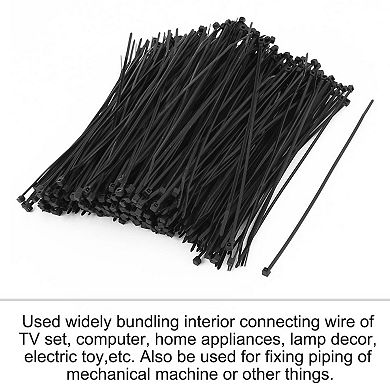 Nylon Strip Zip Wire Cable Tie Fastener Off 2mmx150mm 500pcs