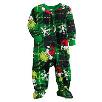 Baby Jammies For Your Families® Grinch Happy Wholidays One-Piece Pajamas