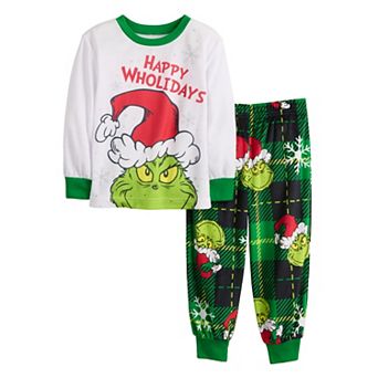 Toddler Jammies For Your Families® Grinch Happy Wholidays Pajama Top & Pajama Bottoms Set