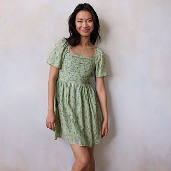 Women's LC Lauren Conrad Pleated Bodice Mini Dress