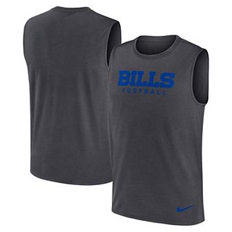 Men's Nike Gray Buffalo Bills Primetime Legend Performance Muscle Tank Top