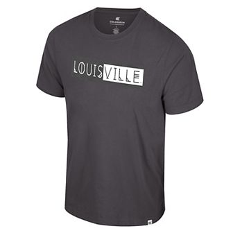 Men's Colosseum Louisville Cardinals Physicist Heavyweight T-Shirt
