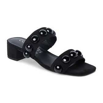 Coconuts by Matisse Venus Women's Faux Suede Studded Sandal Heels