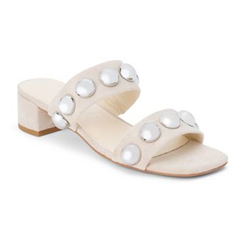 Coconuts by Matisse Venus Women's Faux Suede Studded Sandal Heels