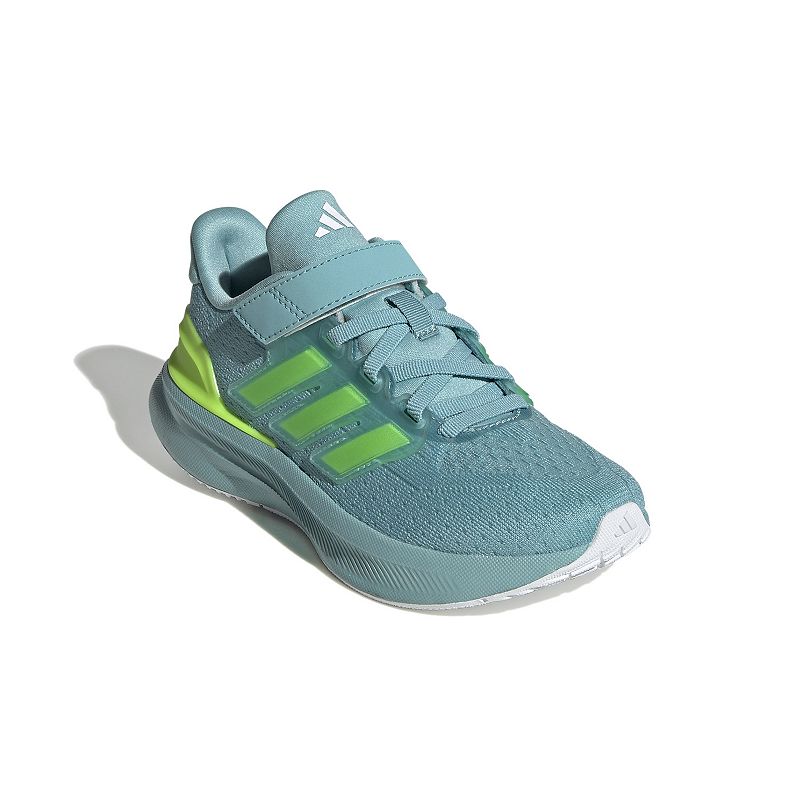 adidas Ultrarun 5 Kids Lace-Up Running Shoes, Boy's, Size: 12.5, Mint Lucid Yellow