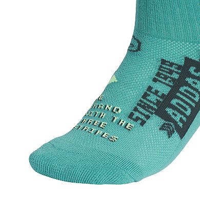 Boys adidas Cushioned Graphic 6-pk. Quarter Socks