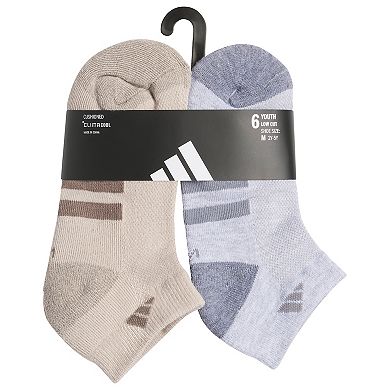 Boys adidas 6-pk. Cushioned Low Cut Athletic Socks