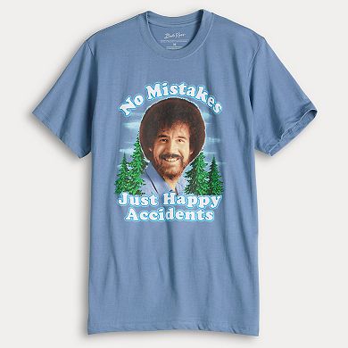 Men's Bob Ross No Mistakes Graphic Tee