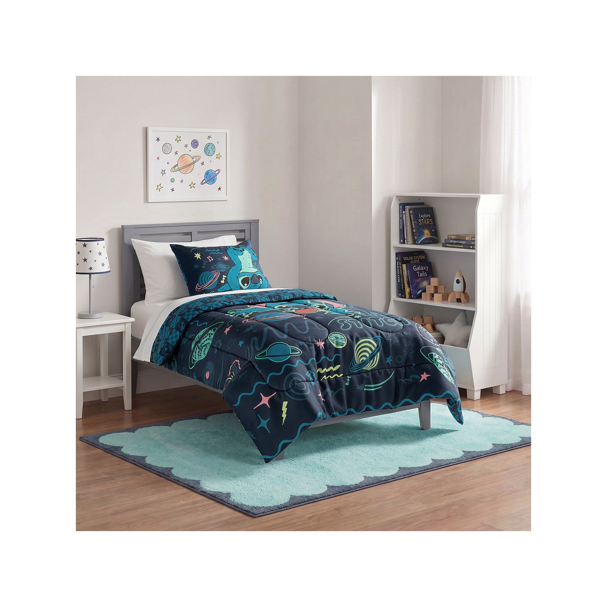 The Big One® Disneys Stitch Comforter Set, Galaxy Stitch