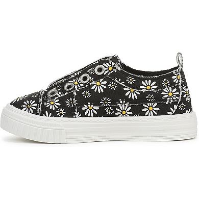 Blowfish Malibu All Play-T Girls Canvas Slip-On Shoes Daisy Print