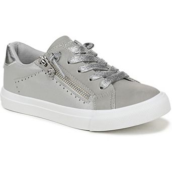 Blowfish Malibu Perfect-K Girls Lace-Up Shoes Faux Leather Zipper Detail Sneakers